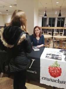 Caroline at book signing
